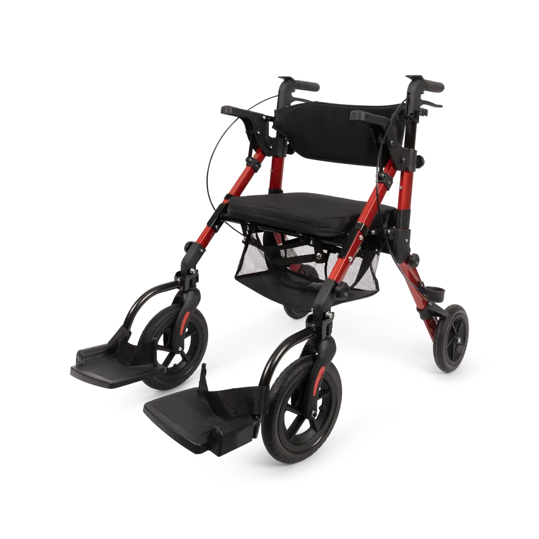 Parvum Rollator Walker Combi (Red)
