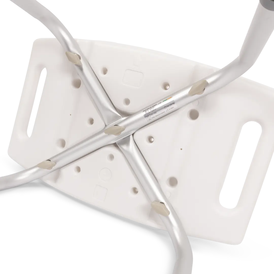 Parvum Shower Stool Splash (White)